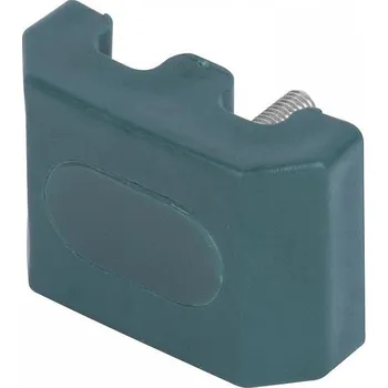 Příslušenství pro plot Doplňkový sortiment Úchytka na sloupek EUROSTANDARD 60x60mm, tvar M, zelená, bal. 10ks