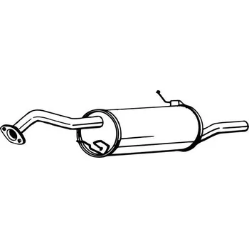 Výfukový systém Zadní tlumič výfuku BOSAL 171-319