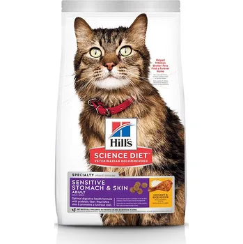 Krmivo pro kočku HILLS Feline Adult Sensitive Stomomach & Skin Chicken 7kg