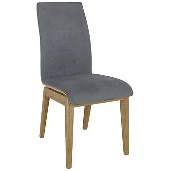 Jídelní set Židle KT376 kůže povrchová úprava dub DUB přírodní