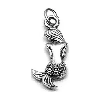 Přívěsek Stříbrný přívěsek mořská panna - DN85 (Stříbrná mořská panna)