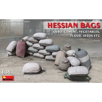 Plastikový model 1/35 Hessian Bags - sand, cement etc. (30 pcs.)
