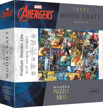 Puzzle Trefl Wood Craft Origin Marvel Avengers 1000 dílků