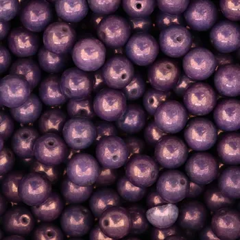 Dětské navlékací korálky Pro Háčkování Korálek skleněný perleťový 8 mm 15726