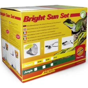 Osvětlení do terária LUCKY REPTILE Žárovka Bright Sun EVO Set Desert 35W