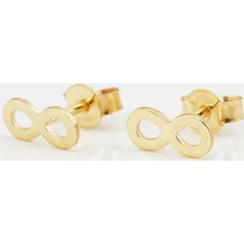Náušnice Náušnice ze žlutého zlata nekonečno NA1011F + Dárek zdarma