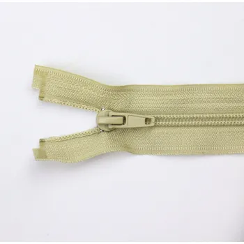 Zip Pro Háčkování Spirálový zip dělitelný 70 cm světle béžový