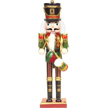 Vánoční dekorace Louskáček bubeník 30cm (Vojíček Louskáček | Vánoční dekorace)