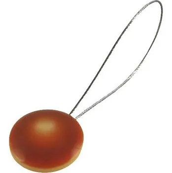 Magnetická spona na závěsy Pearls oranžová 1 ks