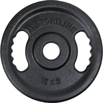 inSPORTline Litinový olympijský kotouč Castblack OL 15 kg 50 mm