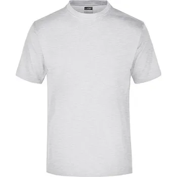 Pánské tričko James&amp;Nicholson Unisex triko JN001 Ash (Heather) XXL