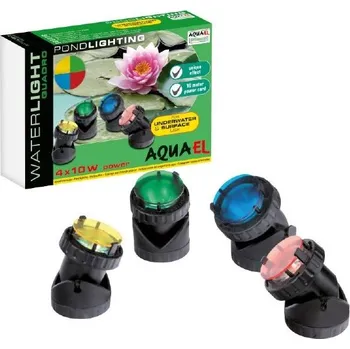 Osvětlení do akvária AQUAEL osvětlení do vody 4 x10 W Waterlight Quadro