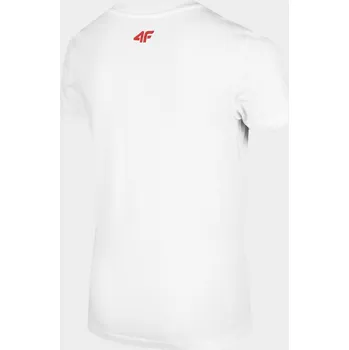 Dívčí tričko 4F HJZ22-JTSM007 WHITE Dětské tričko EU 140