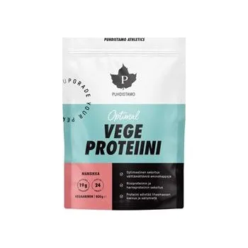 Protein Puhdistamo Optimal Vegan Protein 600 g jahoda