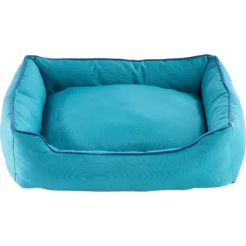 Pelíšek pro psa COZY obdélníkový pelech pro psa, světle modrá - 80 cm x 65 cm