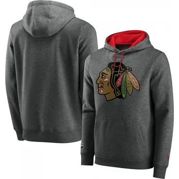 Pánská mikina Mikina pánská CHI Iconic Back to Basics Overhead Chicago Blackhawks