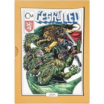 Sada dvou stříbrných uncových investičních mincí Český lev 2018 reverse proof/standard