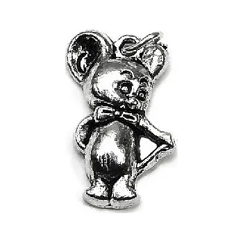 Přívěsek Stříbrný přívěsek myšák Jerry - DN147 (Stříbrná myška Jerry)