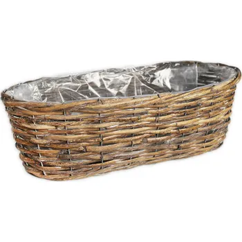 Květináč Truhlík proutí 40cm natural (542073)
