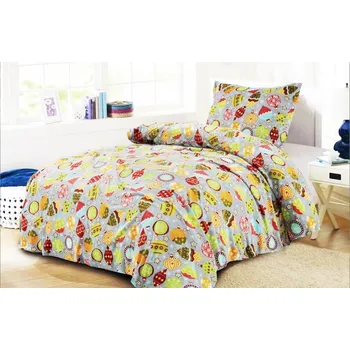 Povlečení Aaryans Mikroplyšové povlečení jednolůžkové - Vánoční ozdoby