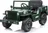 Jeep Willys Star 110 x 60 x 58 cm, tmavě zelený