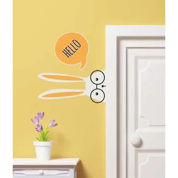 Samolepící dekorace Crearreda Samolepicí dekorace FUNNY ML Hello 65113