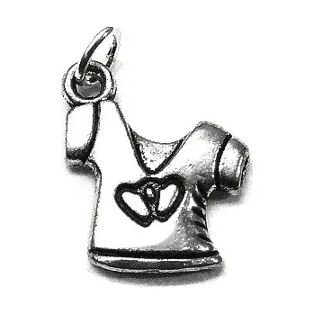 Přívěsek Stříbrný přívěsek tričko - DN151 (Stříbrný přívěsek tričko se srdíčky)