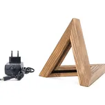 Stolní LED lampa Triangl hnědá