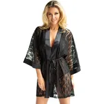 Kalimo Luxusní celokrajkový župan Lan černý Velikost: M