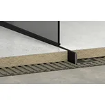 Lišta pravá Havos černá, nerez komaxit, délka 150 cm, výška hrany 10 mm, SPNRZK10150PC