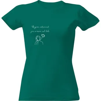 Dámské tričko Tričko s potiskem Nejsem introvert, jen nemám ráda lidi dámské