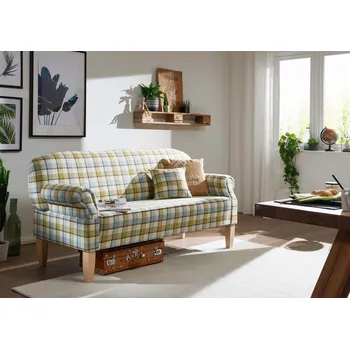 EDINBURGH Kuchyňská pohovka 180x78x93 světlá, kostkovaná