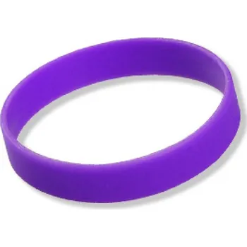 Silikonový náramek - fialový