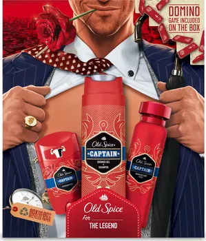 Kosmetická sada Old Spice Dárková sada tělové péče Captain Gentleman 3 ks