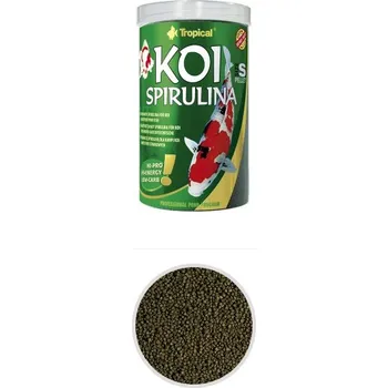 Krmivo pro rybičky TROPICAL Koi Spirulina Pellet Size S 7 kg