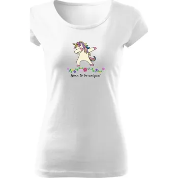Dámské tričko Tričko s potiskem Born to be unique dámské