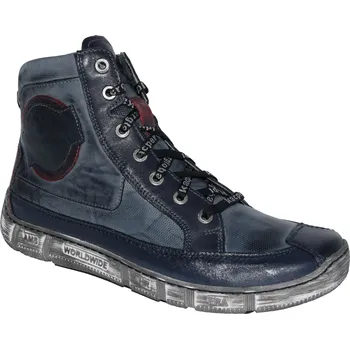 Pánské polobotky Kacper pánská zimní obuv 3-6865 Barva: modrá, Velikost: 46