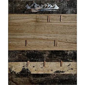 Digitální fotorámeček Fotorámeček DKD Home Decor Dřevo Kov (40 x 2 x 50 cm)