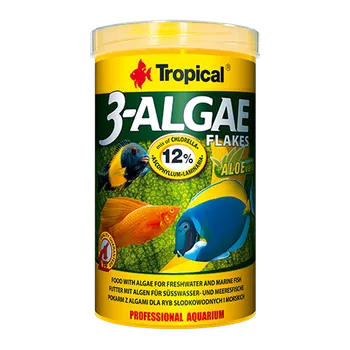 Krmivo pro rybičky TROPICAL 3-Algae Flakes 21L/4kg