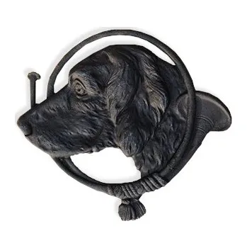 Plastika litinová - hlava loveckého psa