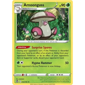 Karetní hra Amoonguss 012/195 - Silver Tempest Typ karty: Non-Holo