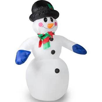 Vánoční světelná dekorace Nafukovací sněhulák s 20 LED diodami 240 cm