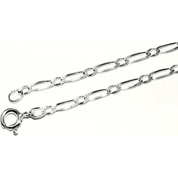 Náramek Stříbrný náramek Figaro VL 0,60 - 1:1 (Stříbrný řetízekový náramek)