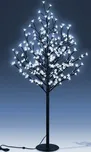 Svítící strom třešeň 180 cm studená bílá