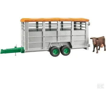 autíčko Přívěs na přepravu dobytka + 1 kráva