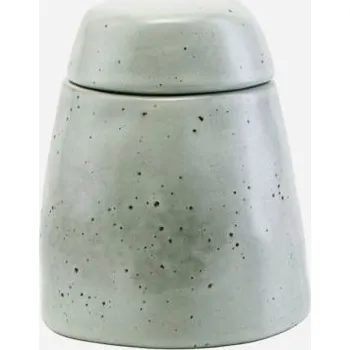 Cukřenka Kameninová dóza na cukr s víkem RUSTIC House Doctor - šedomodrá šedá