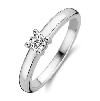 Prsten Prsten TI SENTO se zirkonem 12212ZI/54
