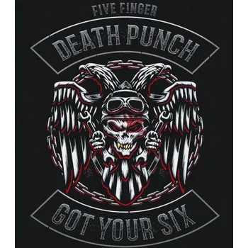 Nášivka nášivka na záda, zádovka Five Finger Death Punch - Got Your Six III