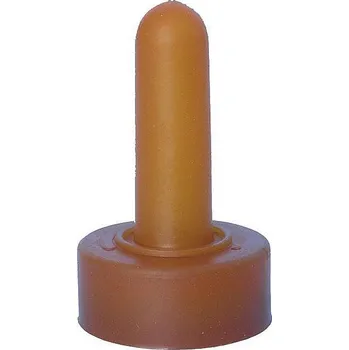 Dudlík pro telata k nádobě na startér na mléko latexový