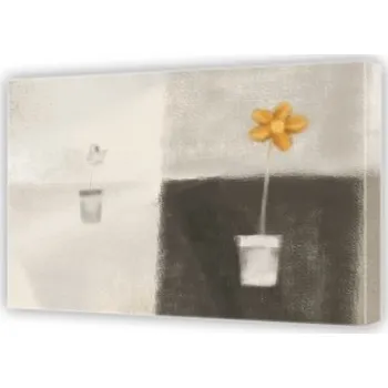 Podložka pod nábytek Květiny v prostoru - Obraz na plátně (70x100)